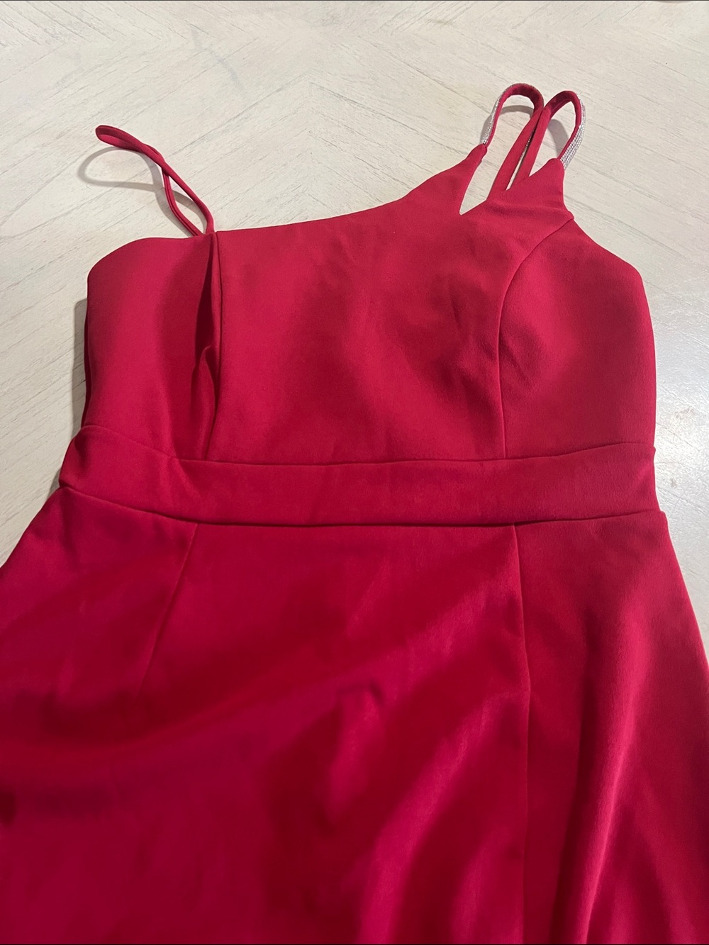 Women’s Red Spaghetti Strap Dress